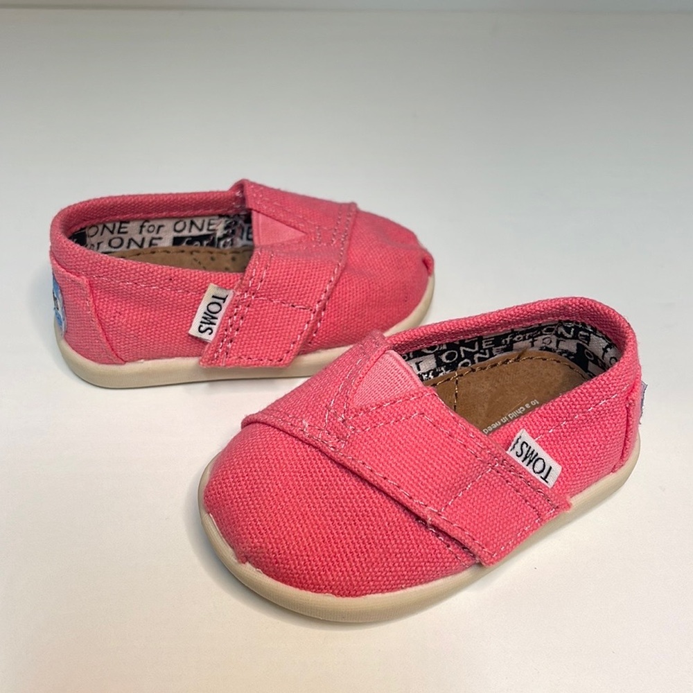 Toms Baby Girl Alpargata Slip On Shoes